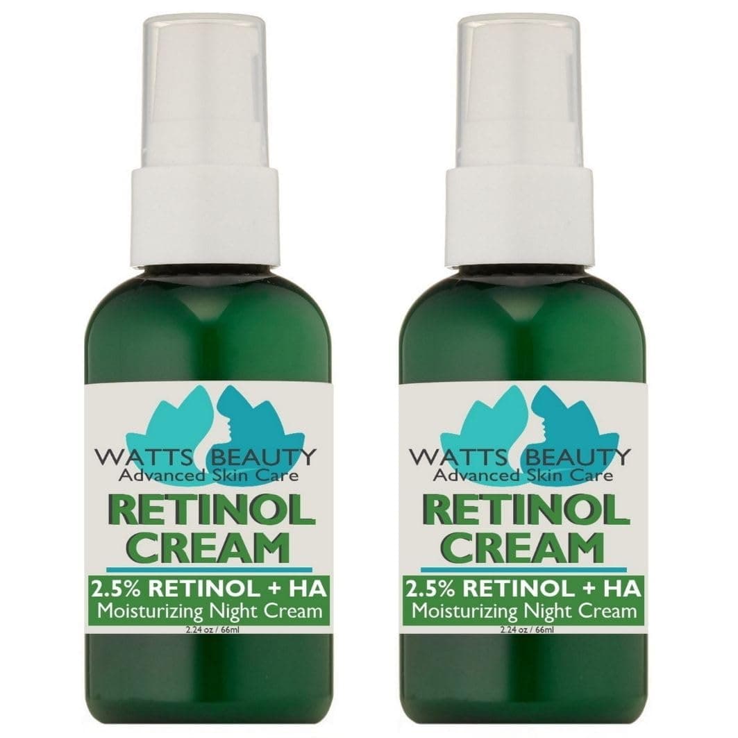 25 Retinol Cream for Face and Body Lightweight porefriendly cream containing antiaging retinol hyaluronic acid vitamin E vitamin B5 and jojoba oil for all skin types 448 oz