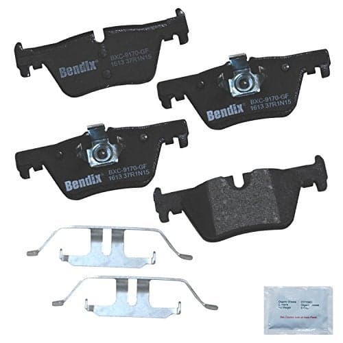 Bendix Priority 1 Ceramic Rear Disc Brake Pad Set for BMW 118i, 228i xDrive, 230i, 230i xDrive, 320i xDrive, 328d xDrive, 420i Gran Coupe, 428i xDrive Gran Coupe, 430i xDrive Gran Coupe- (CFC1613)