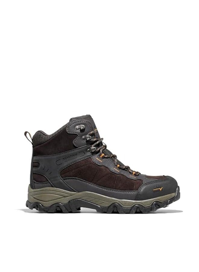 NORTIV 8 Men's Waterproof Hiking Boots Outdoor Mid Trekking Lightweight Mountaineering Shoes Paladin,Size 10,Brown,JS19004M