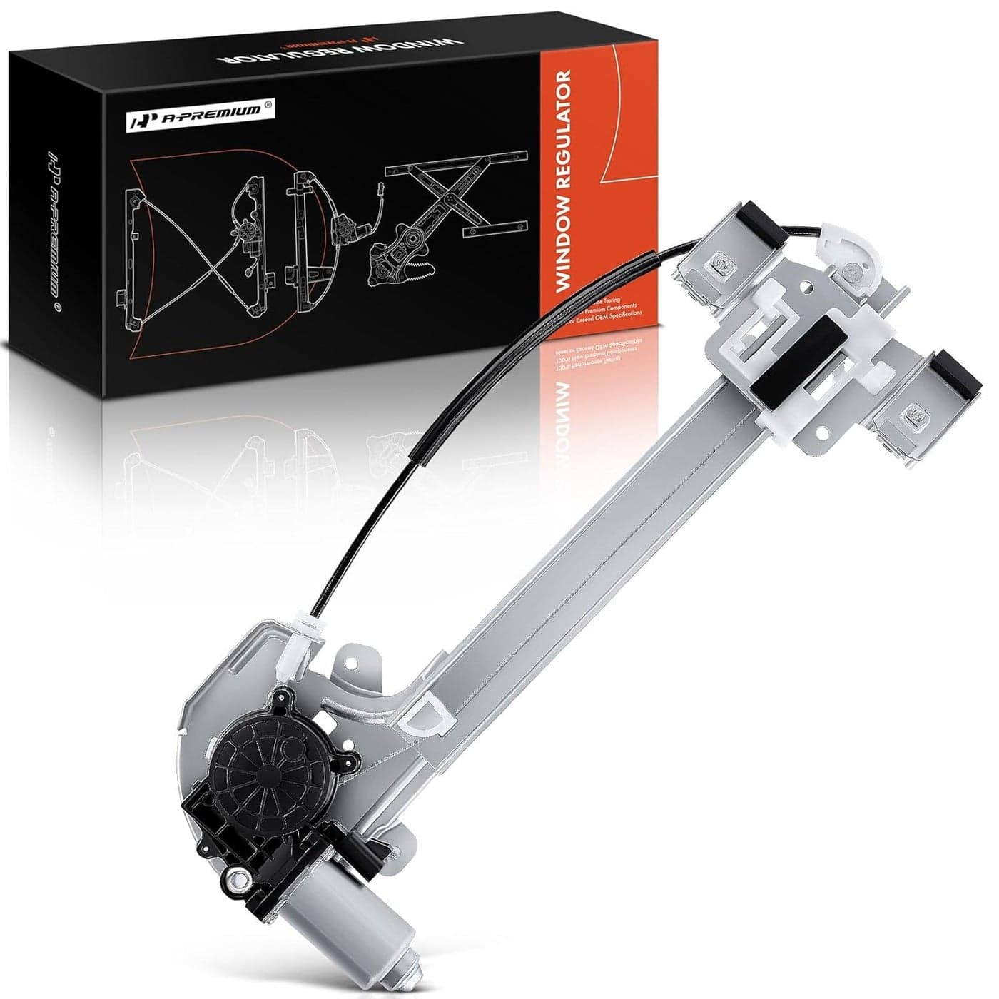A-Premium Power Window Regulator with Motor for Buick LeSabre 2000-2005 Rear Right Passenger Side