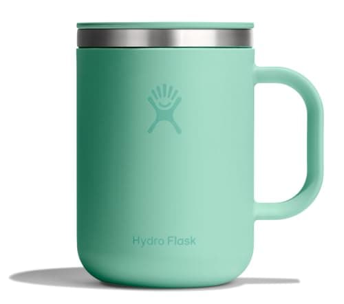 Hydro Flask Coffee Mug Insulated Stainless Steel Non Spill Leak Resistant Travel Mug 24 Oz Mermaid Green
