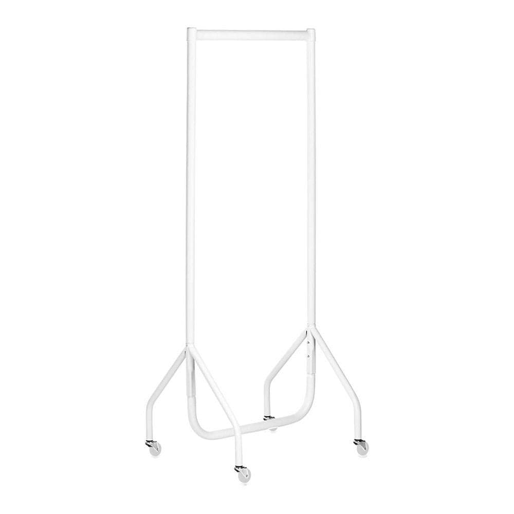 Shopfitting Warehouse Heavy Duty Clothes Rail Garment Rack Steel White 2ft wide