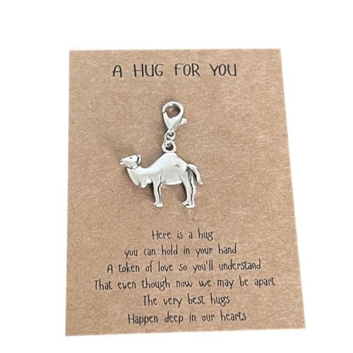 Camel Clip on Charms Jewelry with Lobster Clasp for Camel Lover Necklace Bracelet Zipper Pull