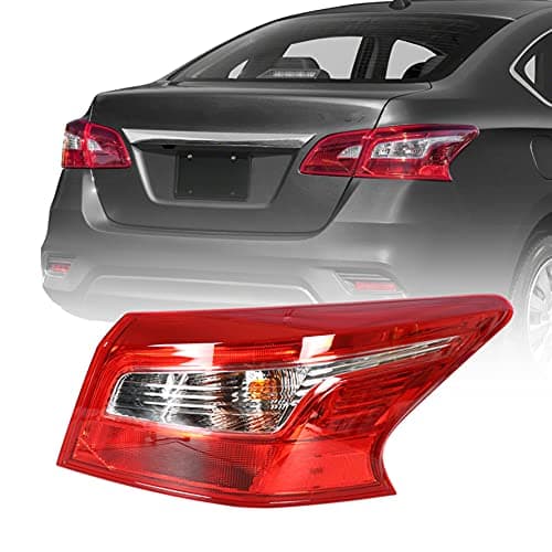 munirater Tail Light Assembly OE Style Replacement for Sentra 2016-2018 Brake Lamp Outer Passenger Side