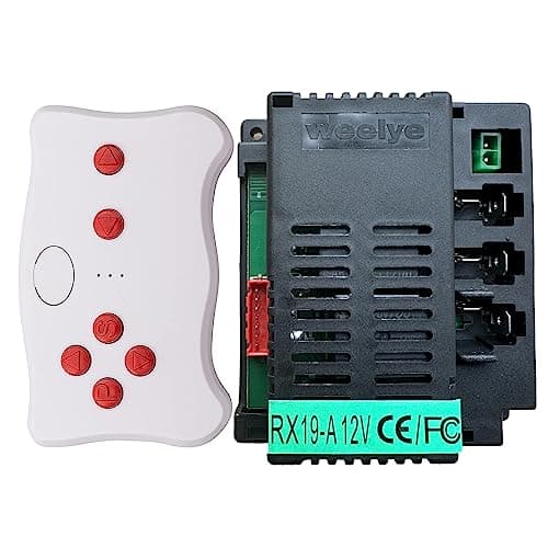 weelye RX19A 12V FCC CE FourSided Socket Kids Powered Ride on car 24G Bluetooth Remote Control and Receiver Accessories for Children Electric Ride On Car Replacement Parts