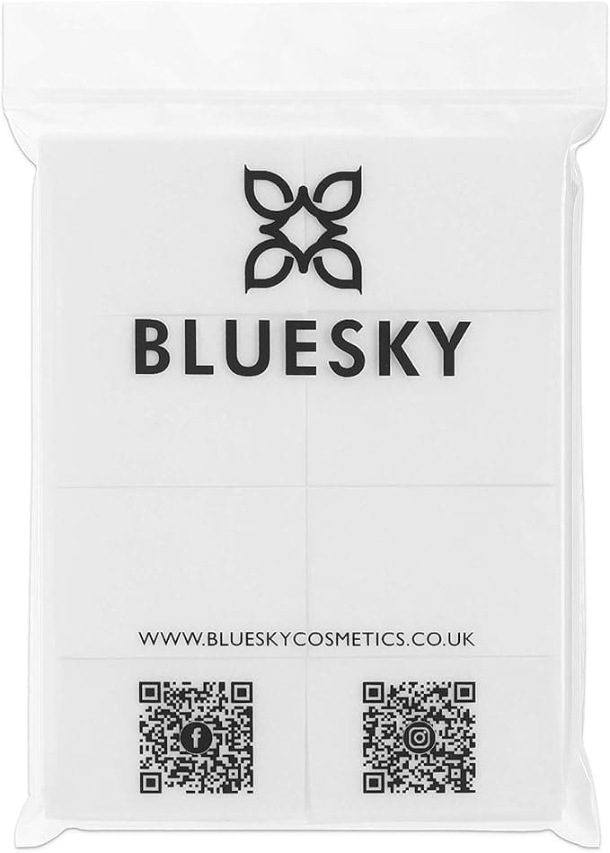 Bluesky Lint Free Wipes For Nails Gel Polish Remover Pads Prep and Clean Super Absorbent Pack of 100