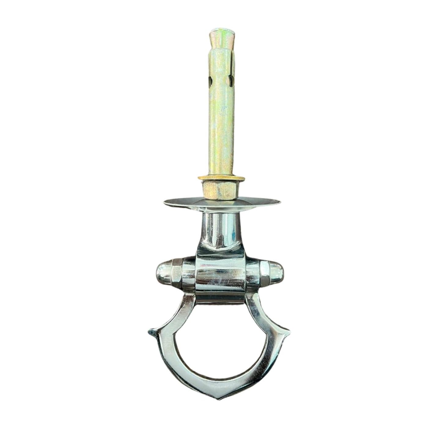 Trendy Creation Hub 450 Kg Capacity 304 Steel 55 Inch Long Heavy Duty Hanging Hooks Fancy Bearing Kada for Patio Zhula Swing Chair Hammock Accessories Set with Anchor Bolt Fastner