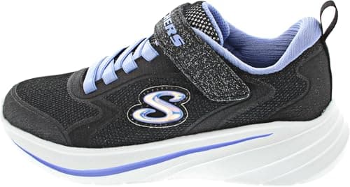Skechers Kids Wave 92 Sneaker, Black, 2 Little Kid