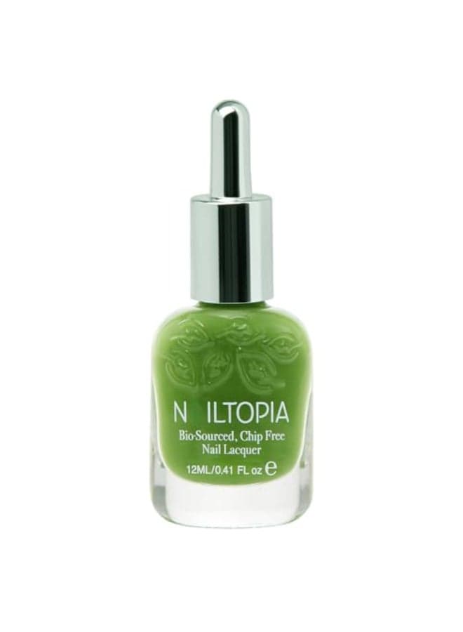 Nailtopia BioSourced Nail Lacquer Green Goddess Chip Vegan Cruelty Free Bold Nail Polish Strengthens and Hardens Nails with Natural Superfood Ingredients and Vitamins 041 oz