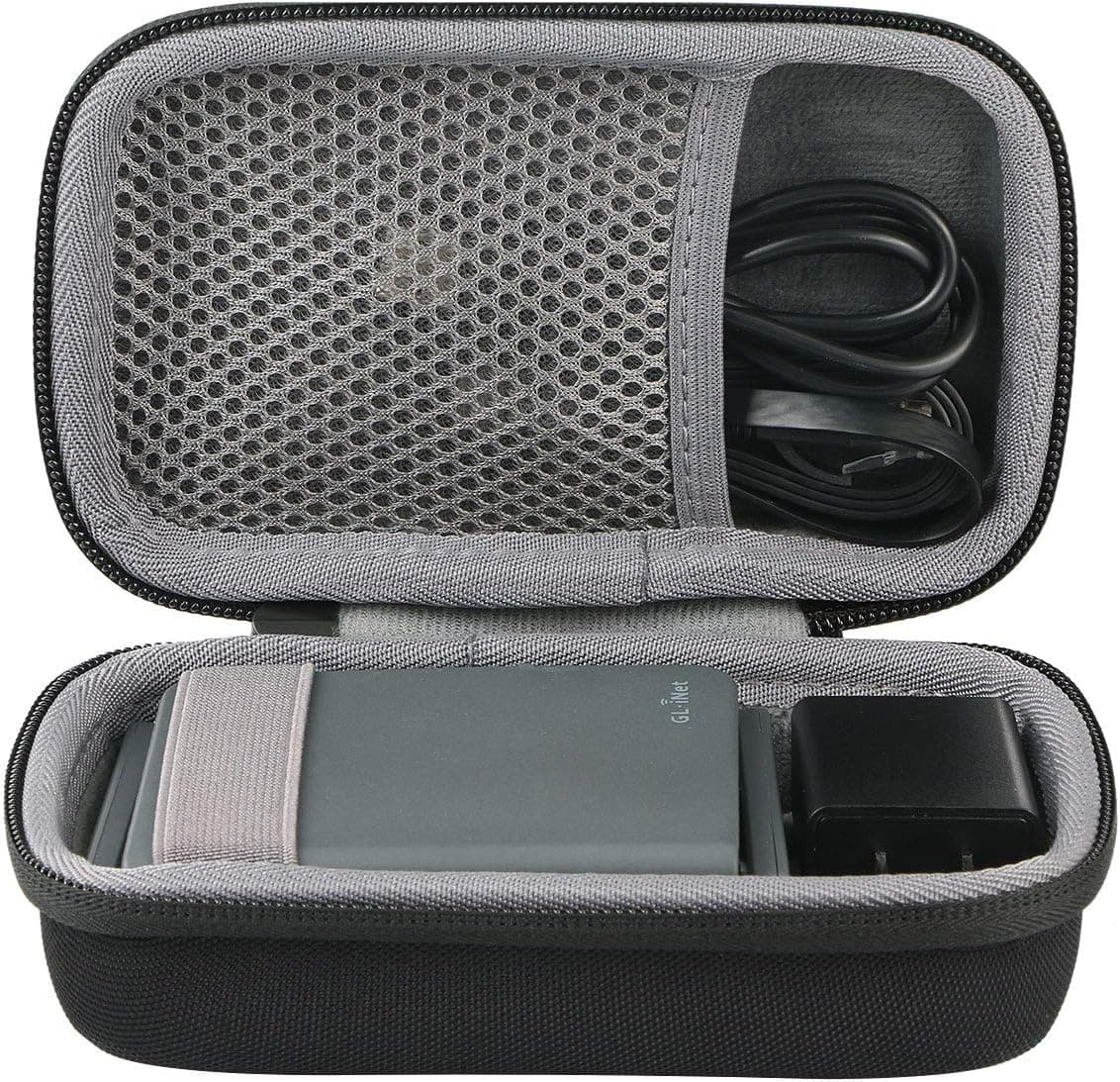 co2CREA Hard Travel Case Replacement for GLiNet GLAXT1800 GLAR750SExt PocketSized WiFi 6 Gigabit Travel Router