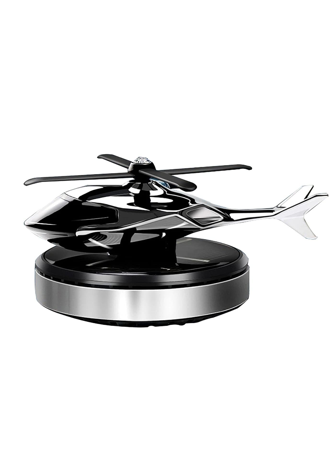 Solar Helicopter Car Aromatherapy Ornament - Unique Diffuser for Relaxing Scents on the Go, Perfect for Your Vehicle's Interior Decor.