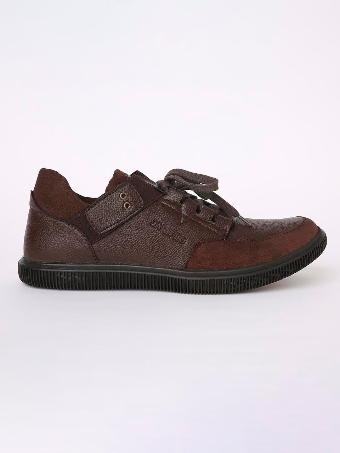 Buckaroo Jaripeo Vegan Leather Brown Casual Shoes for Men: Waldo