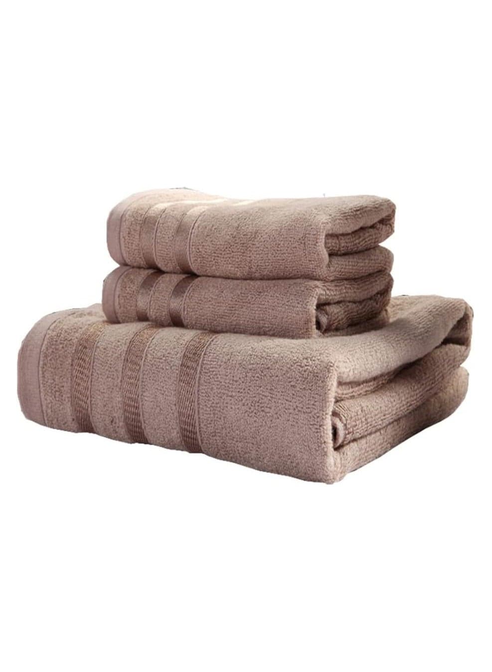 3 Pieces Bath Towel Set, bamboo fiber towel set includes 1 bath towels of 70*140cm, 2 hand towels of 34*75cm,Ultra Soft Towel Set for Bathroom