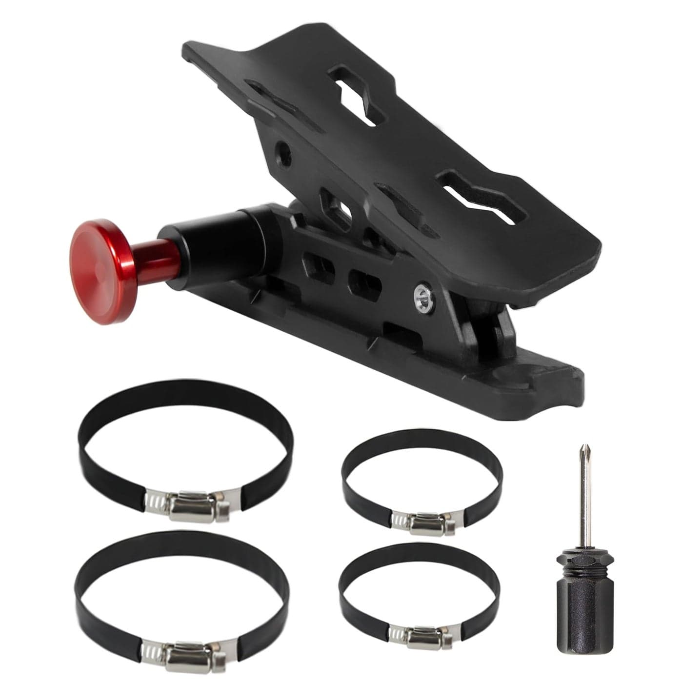 Fire Extinguisher Mount for Vehicle Quick Release Fire Extinguisher Bracket Holder Compatible with Jeep Wrangler JT TJ JL JKU UTV Polaris RZR Ranger CanAm X3 Yamaha ATV Tractor