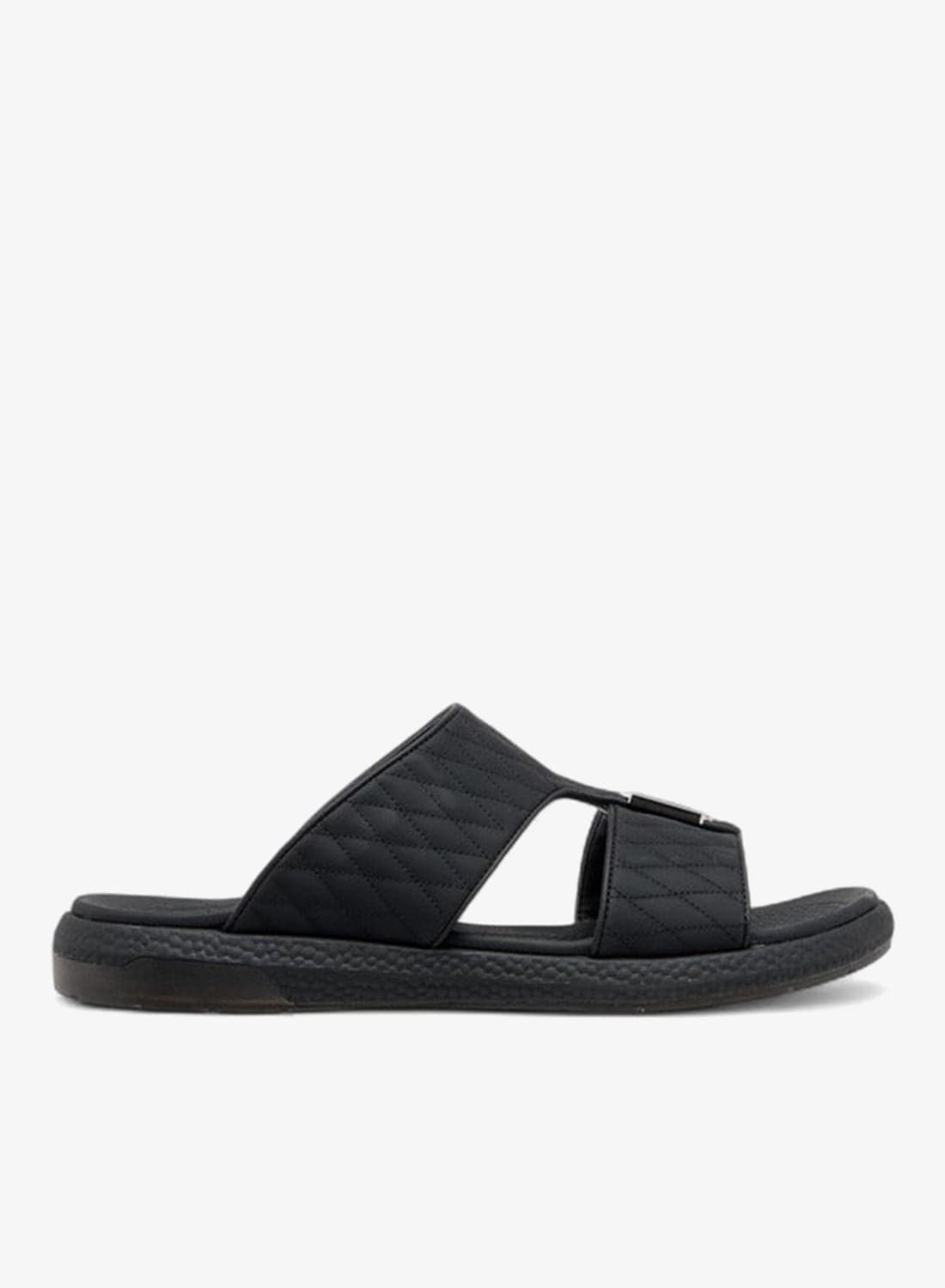 Men's Metallic Accent Slip-On Comfort Sandals