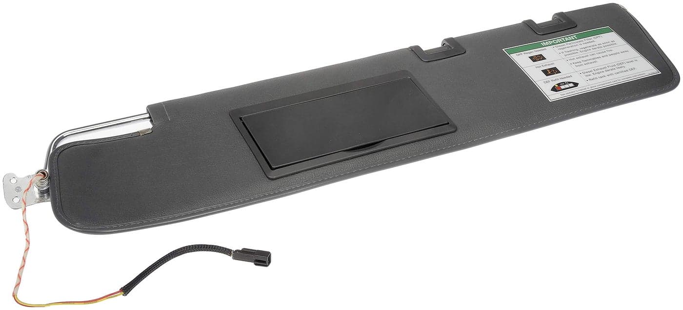 Dorman 9248007 Driver Side Sun Visor Compatible with Select Freightliner Models Gray