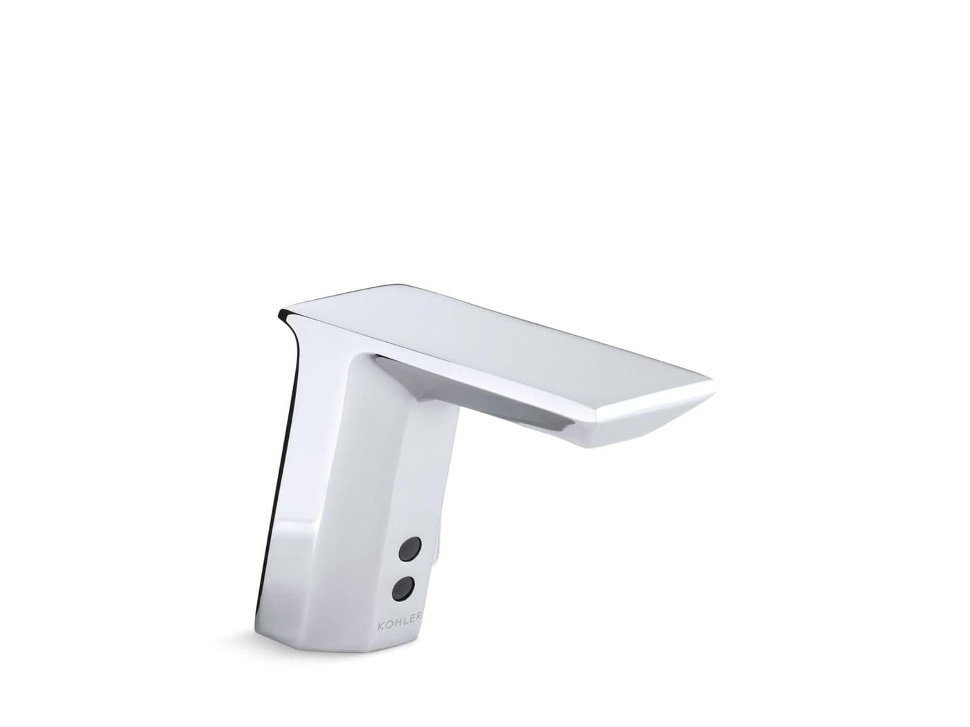 Geometric Touchless faucet with Insight™ technology, Hybrid-powered