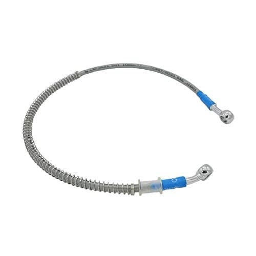 LE LEFOSSI Motorcycle Braided Hydraulic Brake Oil Hose Line Pipe Cable Compatible with ATV Scooter Pit Dirt Bike Enduro Motocross Street Sport Racing BikesStainless Steel10mm Banjo Ends 650mm