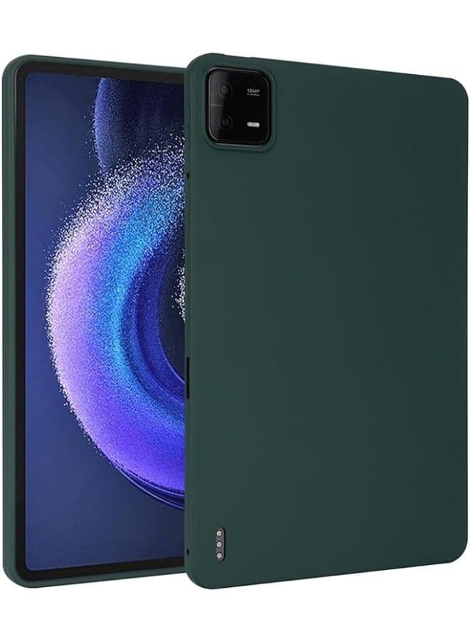 Compatible with Xiaomi Pad 6/6 Pro 11 inch 2023 Case Liquid Silicone, Soft Smooth Touch Mi Pad 6/6 Pro Tablet Case Silicone Shockproof Thin Cover