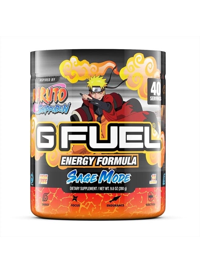 Sage Mode Energy Powder, Sugar Free, Clean Caffeine Focus Supplement, Water Mix, Pomelo Fruit + Peaches Flavor, Focus Amino, Vitamin + Antioxidants Blend - 9.8 oz (40 Servings)