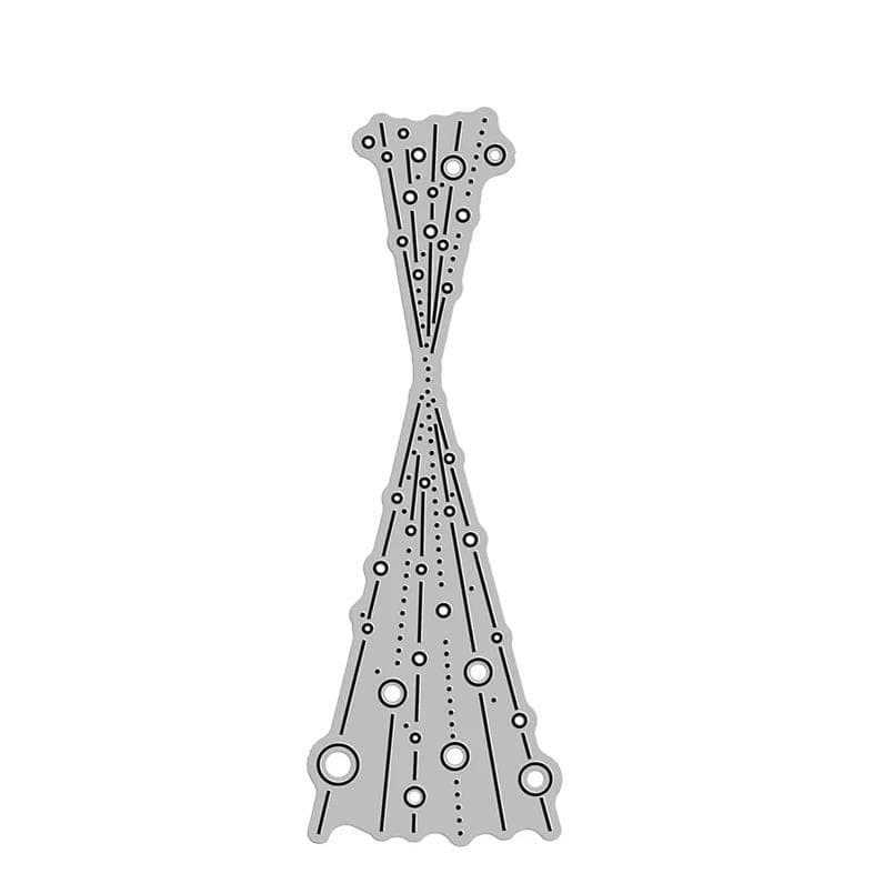 CoolifWang Bubble Spotty Line Cutting Die Cuts DIY Crafts Template Bubble Spotty Line Scrapbook Cards Cutting Dies Cut Stencils for DIY Embossing Card Making Decorative Paper Dies Scrapbooking