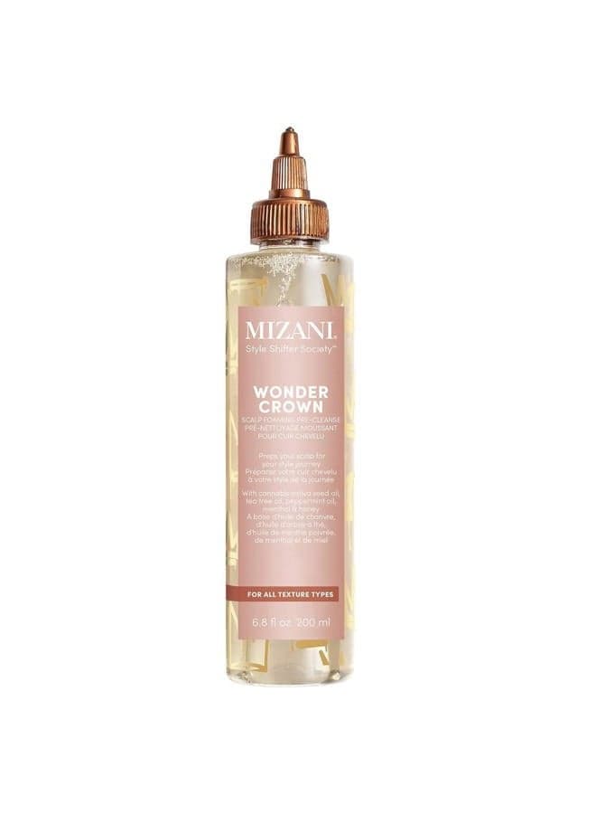 Mizani Wonder Crown Scalp Cleanser | Dry Scalp and Dandruff Treatment | Helps Stimulate Hair Growth | Removes Buildup and Oil | With Tea Tree and Peppermint Oil | For Dry, Itchy Scalps | 6.8 fl oz