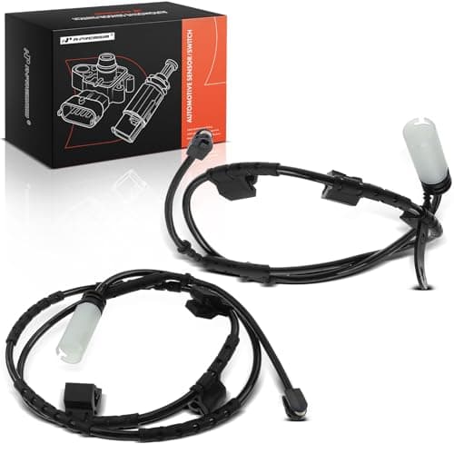 A-Premium Front and Rear Disc Brake Pad Wear Sensors Compatible with Select Mini Cooper 2010 2011 2012 2013 2014 2015, 2-PC Set