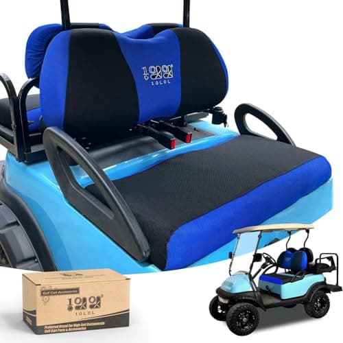 10L0L Golf Cart Seat Covers for Yamaha Club Car PrecedentTempo Breathable Mesh Front Seat Upgrade NoDrill Installation AllSeason Comfort OEM Factory Fit