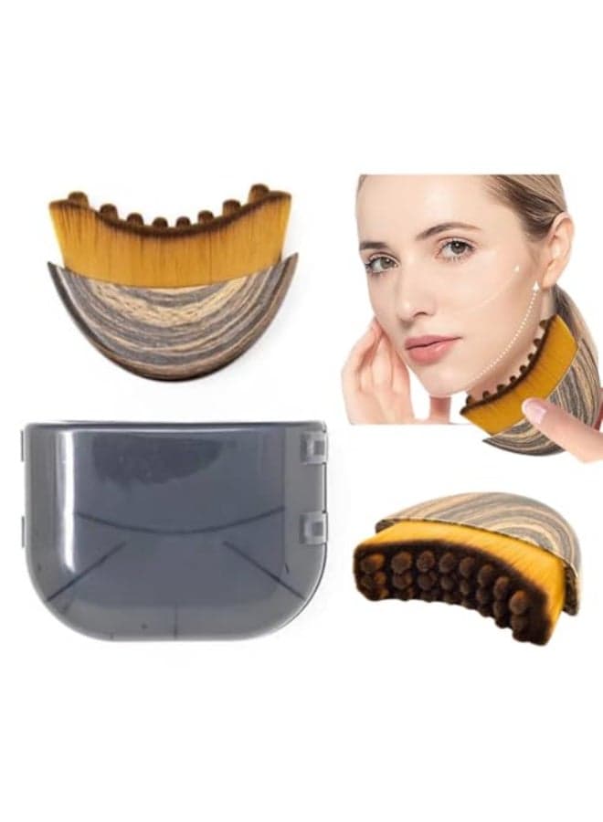 12 PCS Lymphatic Contour Face Brush for Sculpting AntiPuffiness Detox Lift Improves Skin Glow Absorption 1 Pcs Contour Face Brush