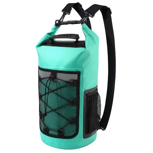 Pimoys Dry Bag, 25L Waterproof Backpack, Dry Bags Kayak for Women Men, Roll Top Outdoor Travel Bag for Boating, Kayaking, Fishing, Hiking, Rafting