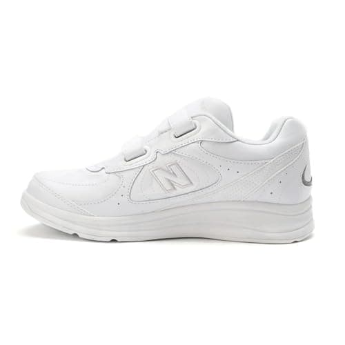 New Balance Women's 577 V1 Hook and Loop Shoe, White, 9.5