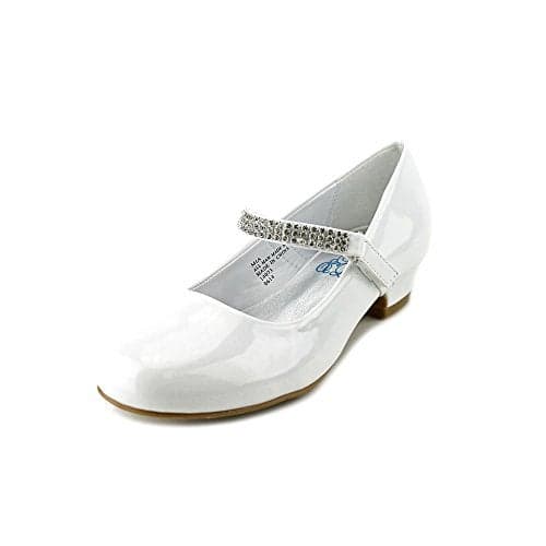 Little Girls Dress Shoes for Girls White Communion Kids High Heels Size 11