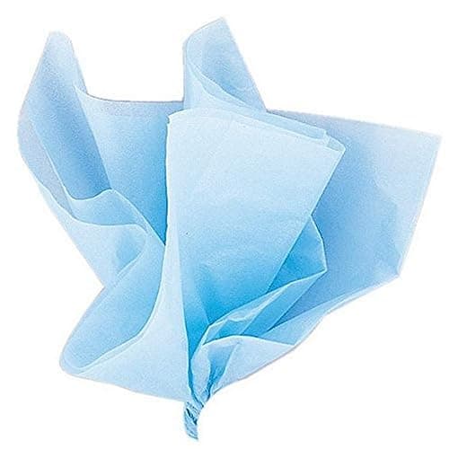 Baby Blue Tissue Sheets 10 Ct Perfect for Gift Wrapping Crafts Decorative Needs