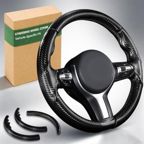 Aimato Customized Steering Wheel Cover for BMWM Sport X3 20142017X5 201420183 Series 201220195 Series 20142016328i 320i 330i 325i 528i 530i 535i 2 4 6 Series X2 X4 X6 M2 M4 M5 M6 Sport
