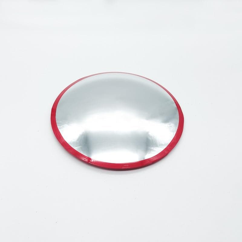 DOKCHAN Fengshui Convex Safety Mirror for Removal of Outside Negative Energy | Pakwa Mirror | Pakwa Framed Glass Round Wall Mount Front Mirror (Diameter : 21cm | Weight : 203gm)