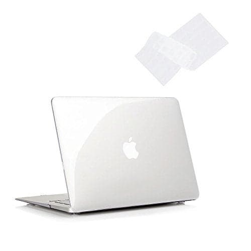 RUBAN Case for MacBook Air 11 Inch Release (A1370/A1465) - Slim Snap On Hard Shell Protective Cover and Keyboard Cover for MacBook Air 11, Crystal Clear