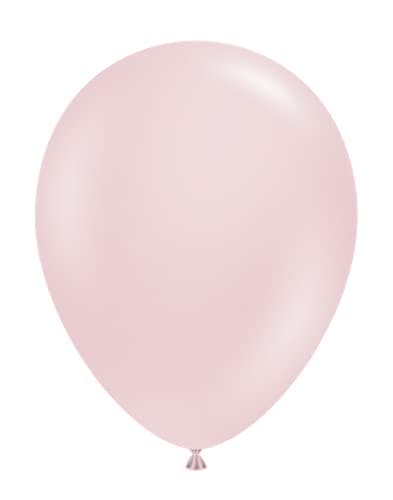 Tuftex Cameo Pink Party Latex Balloons, 5", (15095)