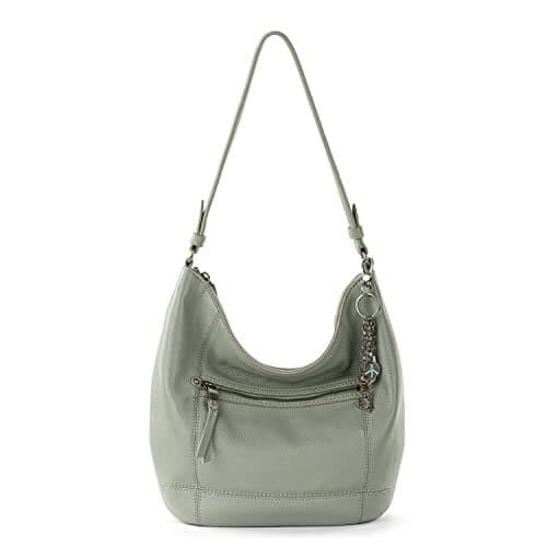 The Sak Sequoia Hobo Bag in Leather, Single Shoulder Strap, Meadow