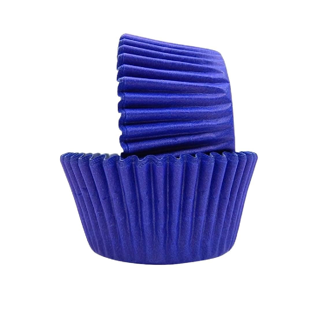 Regency Wraps Greaseproof Professional Grade Baking Cups Pack of 40 Standard Liners Royal Blue Solid for Cupcakes Muffins Candy Non Stick