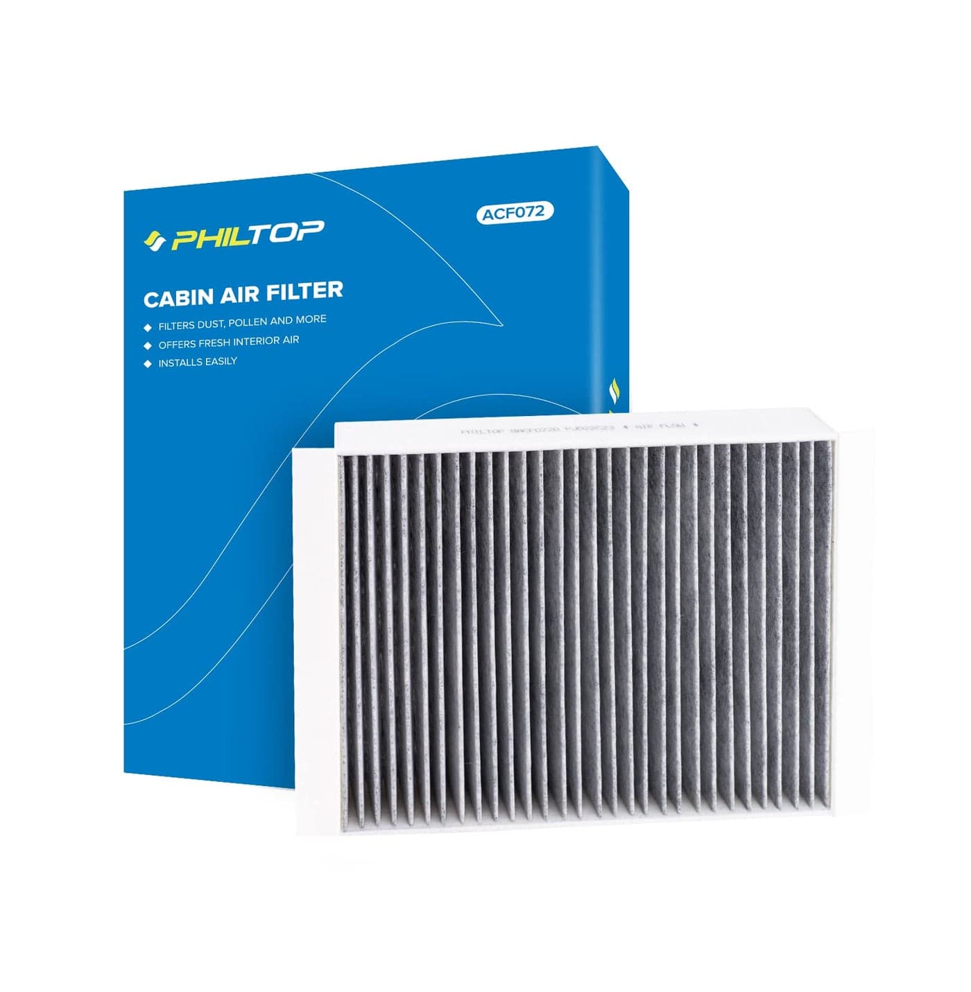 PHILTOP Cabin Air Filter ACF072 CF11719 Replaces for C300 C400 C43 CLS450 CLS53 E400 E43 GL350 GL450 GL63 GLC300 GLC350e GLE300D GLE350D GLS350D ML250 ML350 Filter