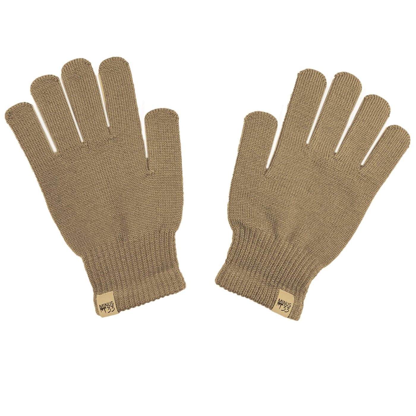 Merino Wool Glove Liner - Warm Base Layer - Ski Liner Glove - 3 Season Wear - Multiple Colors and Sizes - Tan499 - Medium