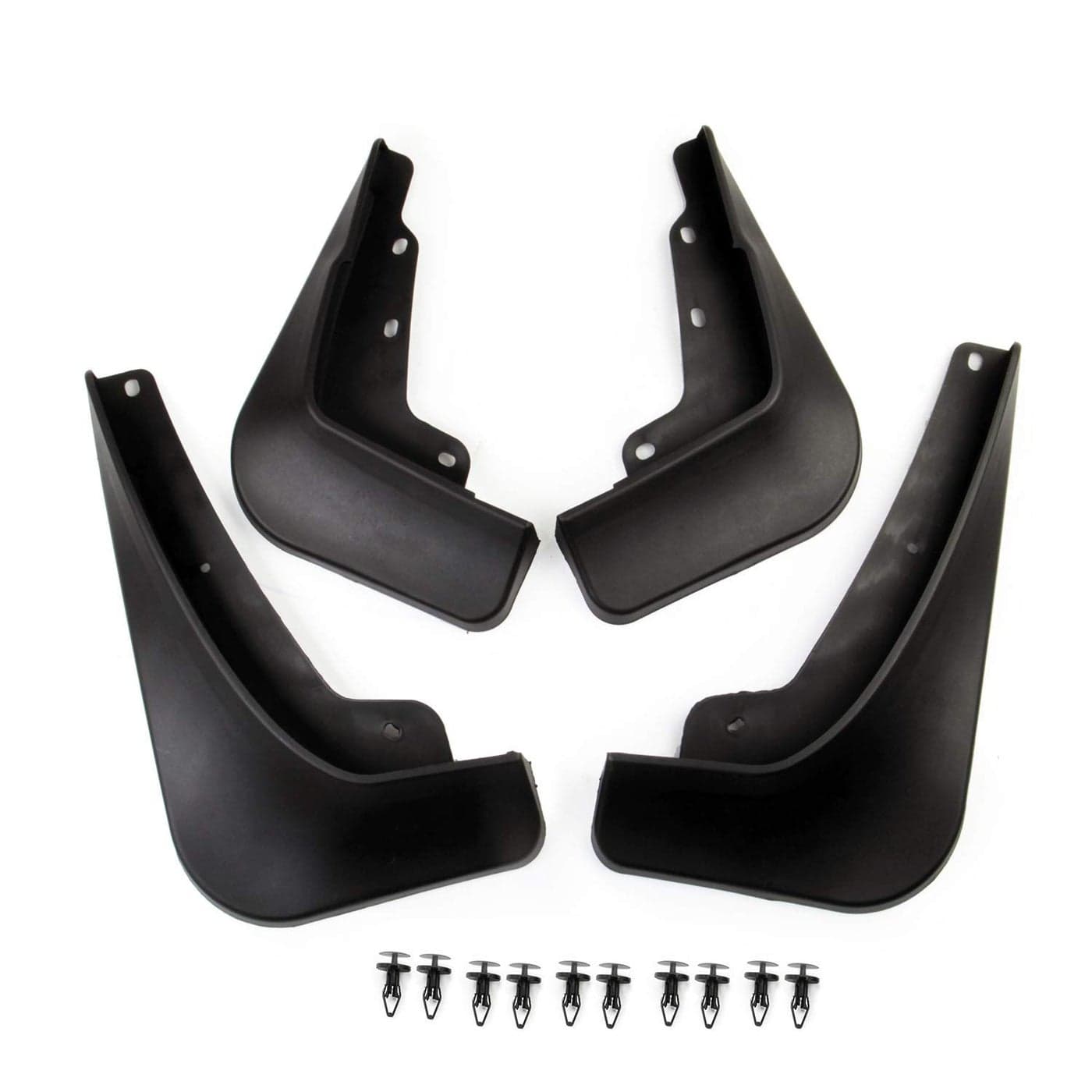 Crosselec 4Pcs Car Black Mud Flaps Mudguard Fender Accessories for Dodge Charger 2015 SXT ONLY