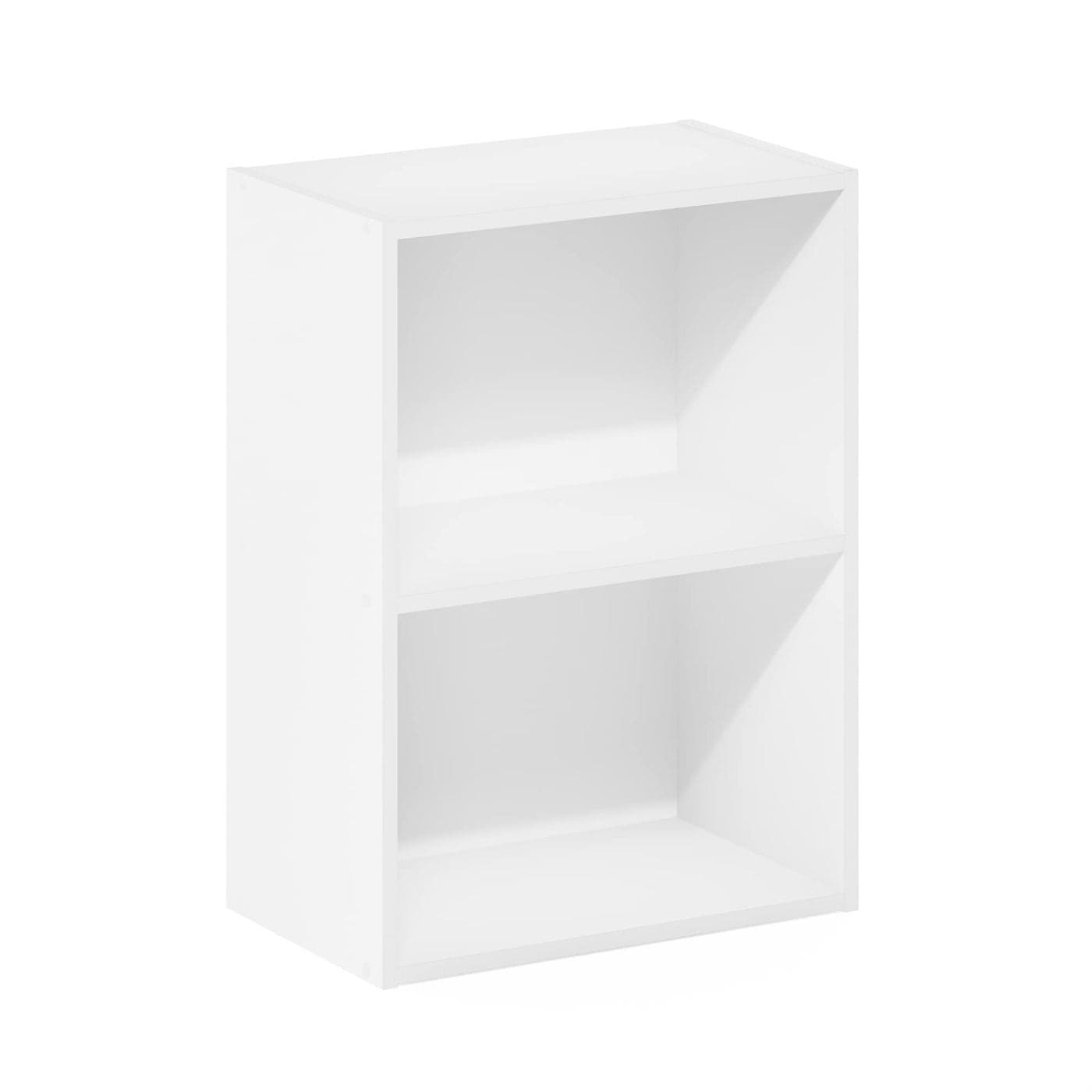 Furinno Luder Bookcase Book Storage 2Tier White
