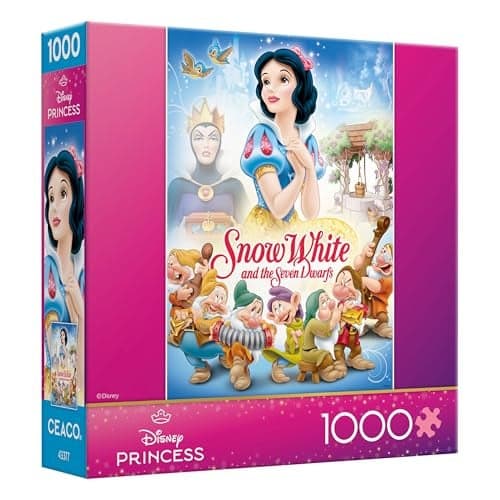 Ceaco Disney Snow White Poster 1000 Piece Puzzle for Adults Challenging and Perfect for Game Nights Finished Puzzle Size 2625 x 1975