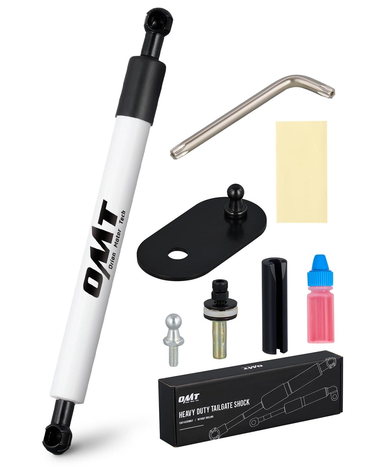Orion Motor Tech Truck Tailgate Assist Pickup Tailgate Lift Assist Kit Pickup Tailgate Shock Compatible with 2009 2010 2011 2012 2013 2014 2015 2016 2017 2018 2019 2020 2021 2022 Ram 1500 2500 3500