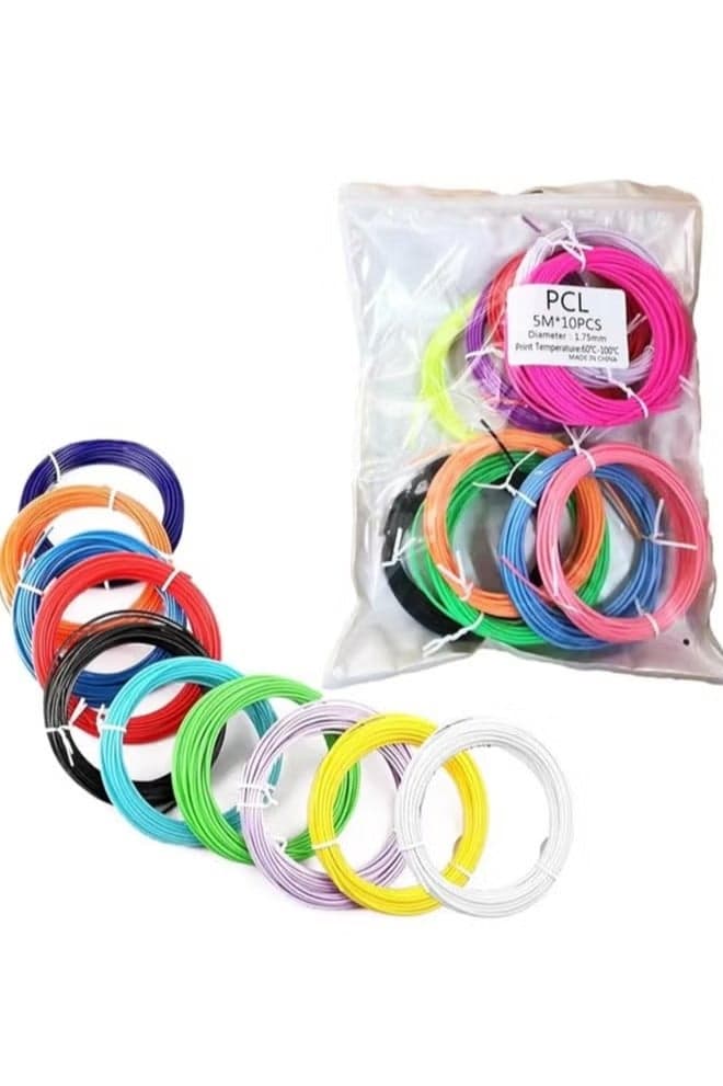 Filament for 3D Printing Pen for Kid's Multi-Functional and Perfect for Creative Art Easy to Use Birthday Gift for Boys and Girls (Extra Filament)