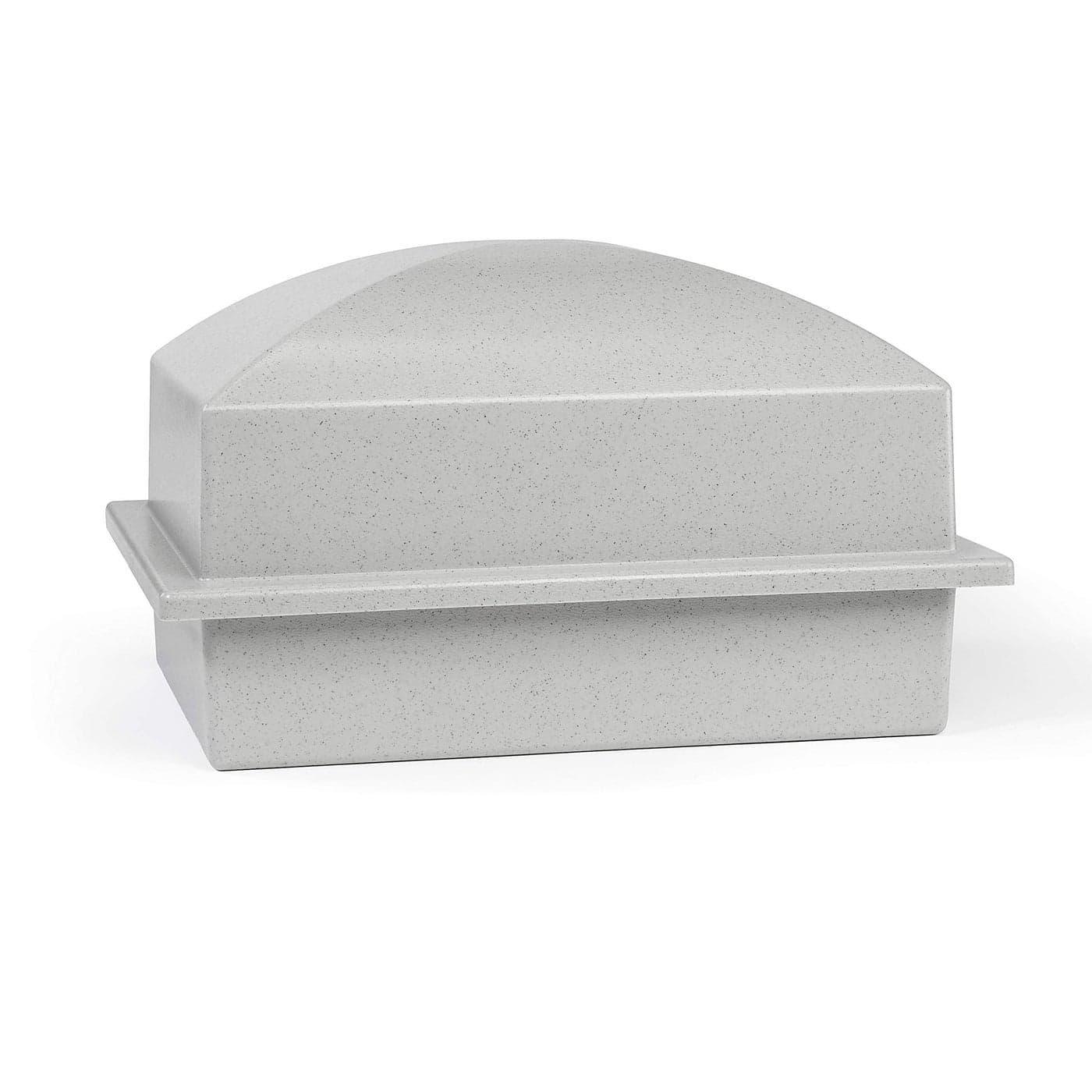 Crowne Vault Urn Vault for Underground Burial Fortified Container to Hold Adult Human Ashes and Cremation Urns for Cemetery and Ground Burial Made in The USA Regent Granite Grey