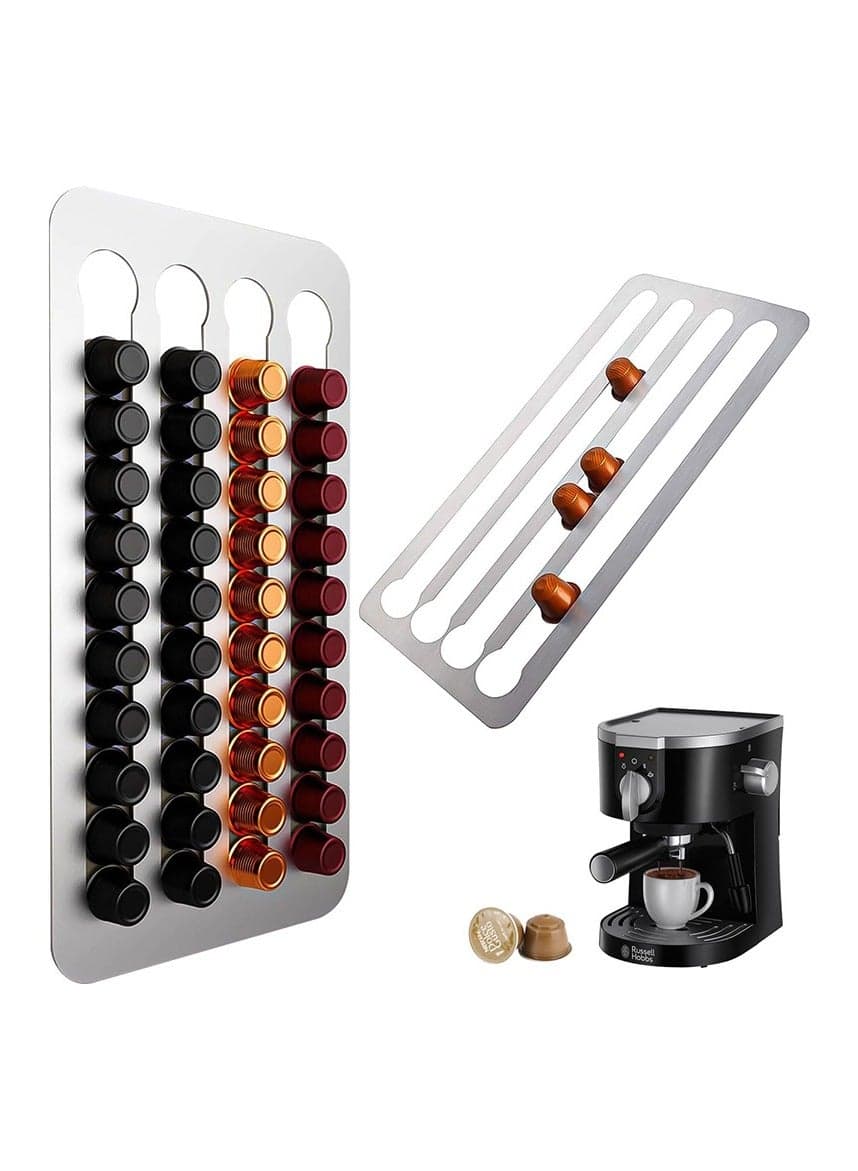 Coffee capsule holder is suitable for office hotel kitchen cabinet restaurant wall-mounted coffee capsule organizer