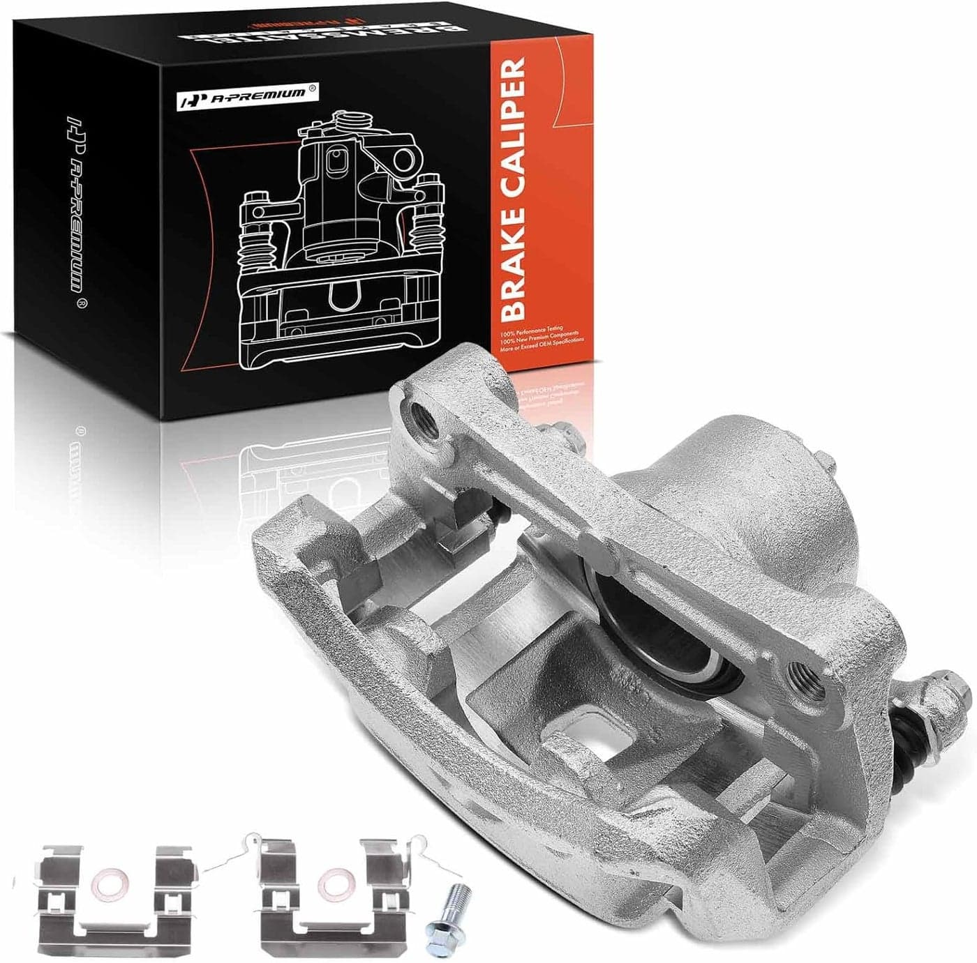 A-Premium Disc Brake Caliper with Bracket for Nissan Sentra 2007-2019 - Front Right Passenger Side