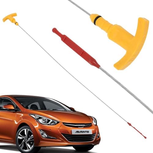 Autokemat Engine Oil Level Dipstick Compatible with Hyundai 2011-2018 Elantra, Sonata, Tucson, for 2012-2018 Kia Forte, Forte5, Forte Koup, Optima, Soul Replaces# 26611-2E021